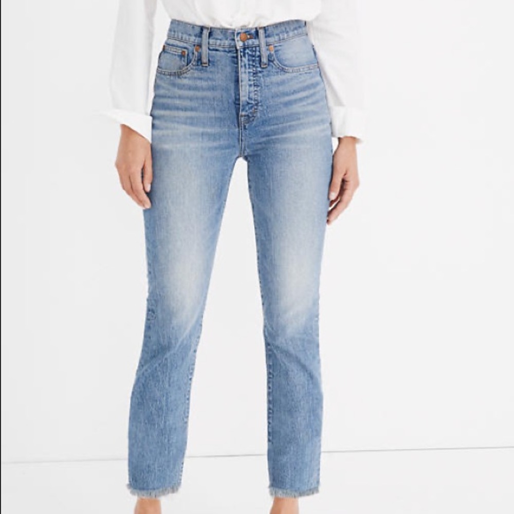 Madewell Perfect Vintage Crop Jean Ainsworth Wash